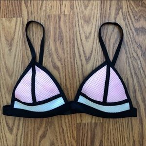 Authentic triangl neoprene bathing suit top